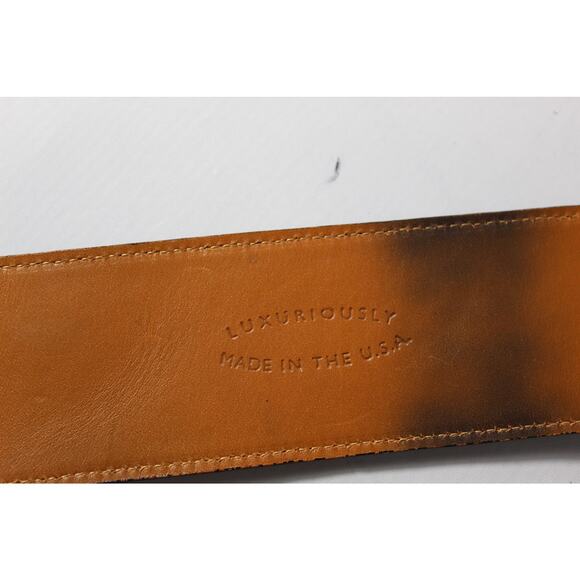 Vintage Genuine Python Belt Lai Made in USA Metallic Accents Size 27 - Picture 6 of 9